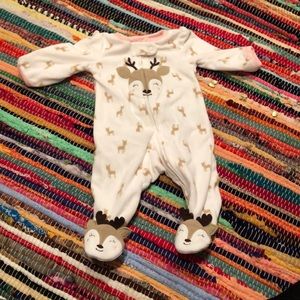 Girls Christmas footie